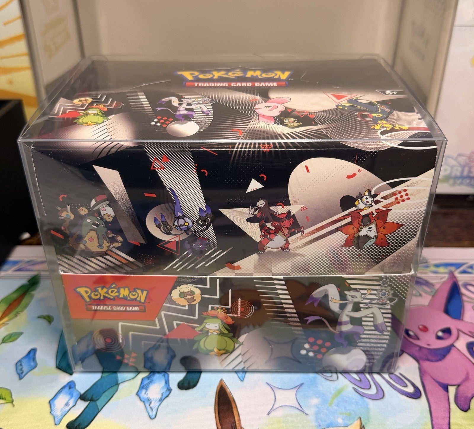 Unova Mini Tin Display Sealed Tins In Display Pokemon TCG Black Bolt White Flare