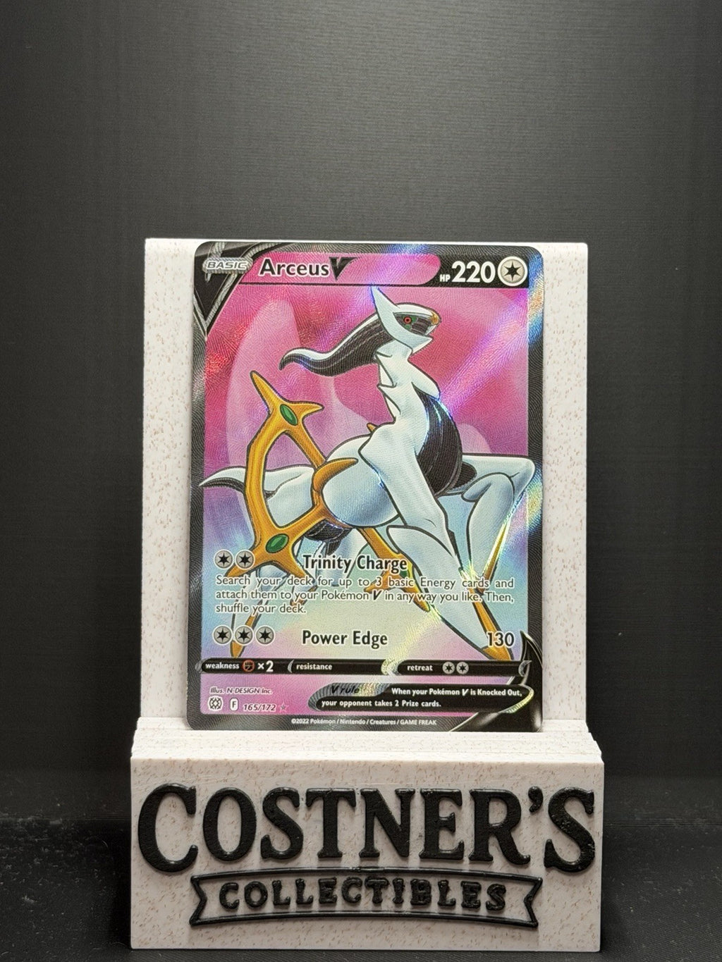 Arceus V (Full Art) 165/172 Pokémon Swsh09: Brilliant Stars Holo