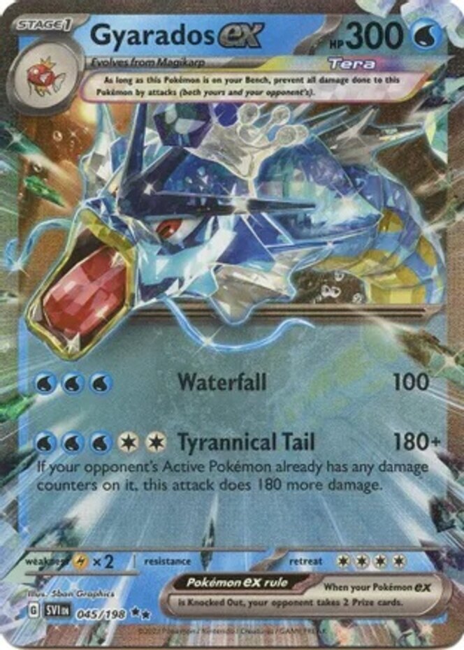Gyarados ex 045/198 Pokemon SV01: Scarlet & Violet Base Set Holo