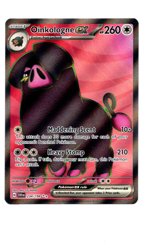 Oinkologne ex 234/198 Pokemon SV01: Scarlet & Violet Base Set Holo NM-