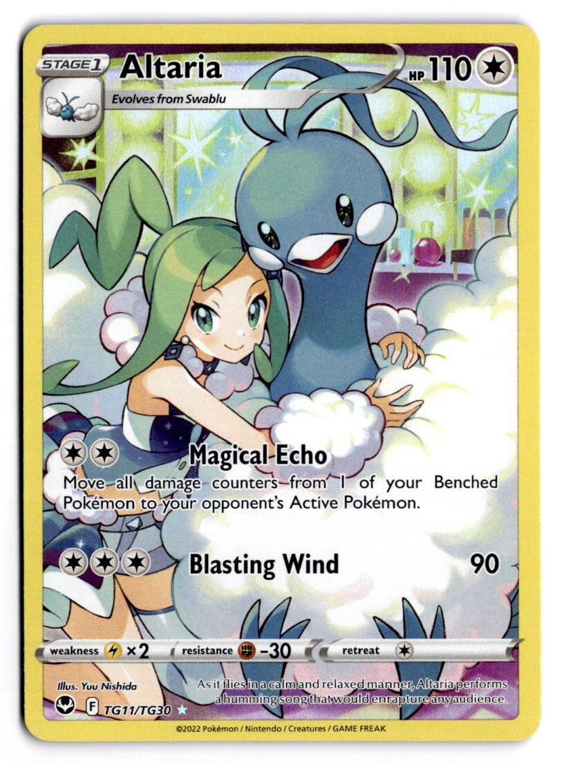 Altaria TG11/TG30 Pokemon Swsh12: Sword & Shield Silver Tempest Trainer Gallery