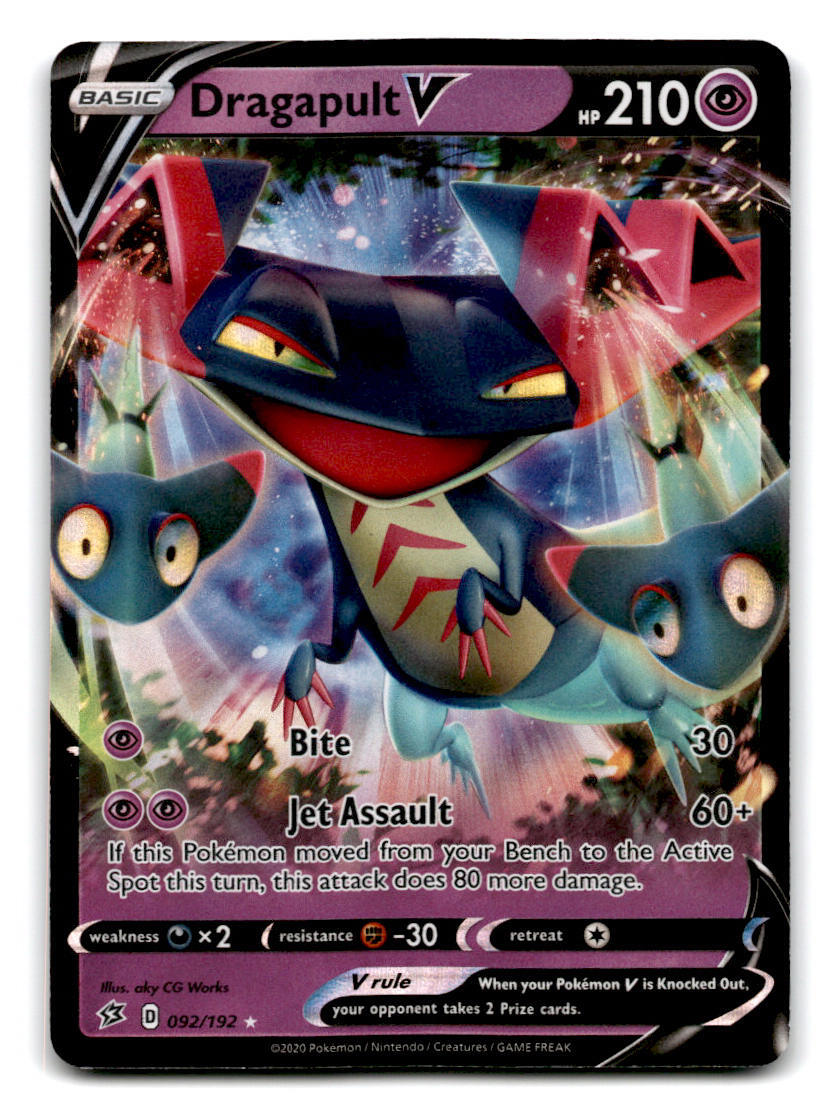Dragapult V 092/192 Swsh02: Rebel Clash Holo