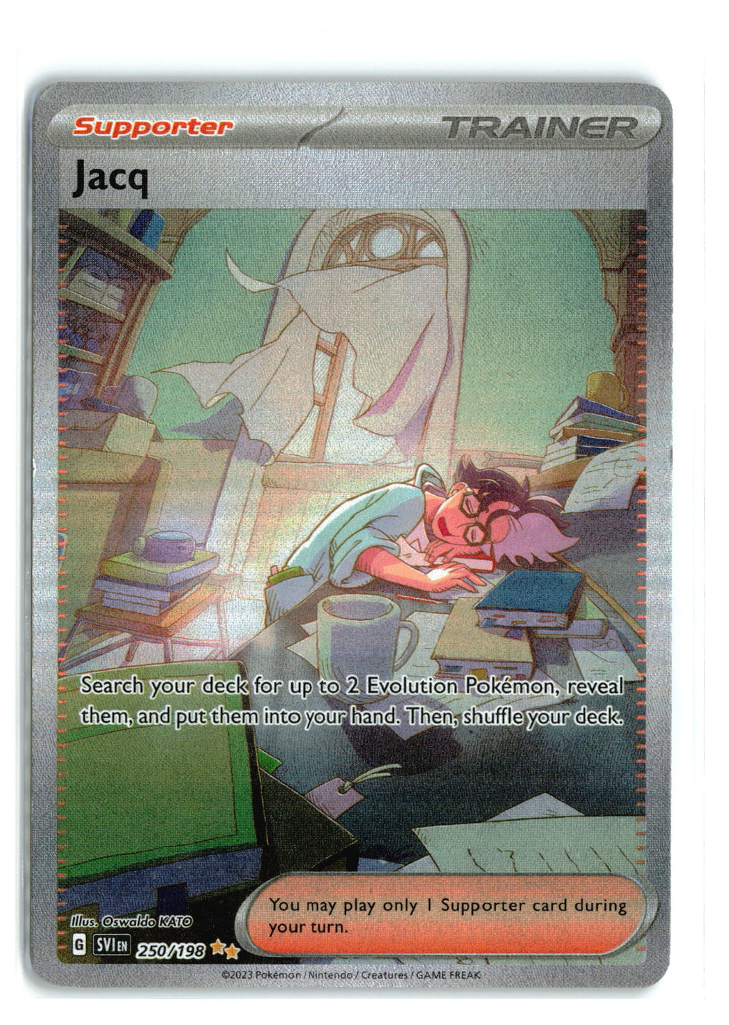 Jacq 250/198 SIR Pokémon SV01: Scarlet & Violet Base Set Holo