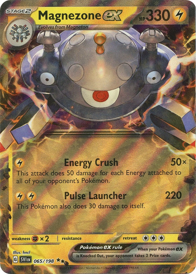Magnezone ex 065/198 X2 Pokemon SV01: Scarlet & Violet Base Set Holo