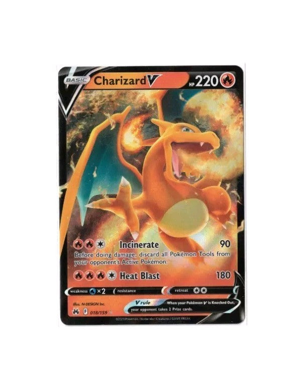 Charizard V 018/159 Pokemon SWSH: Crown Zenith Holo