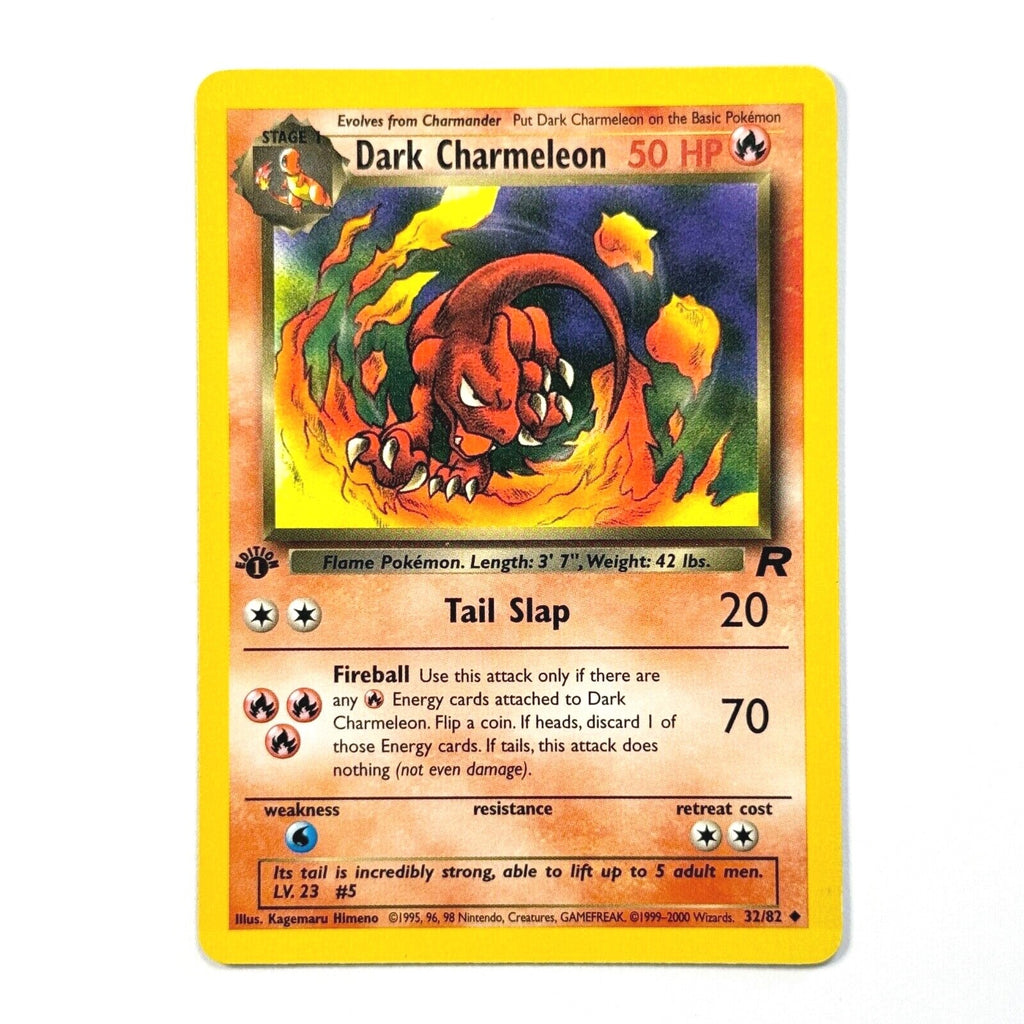 CGC 9 1st Edition Dark Charmeleon 32/82 Team Rocket